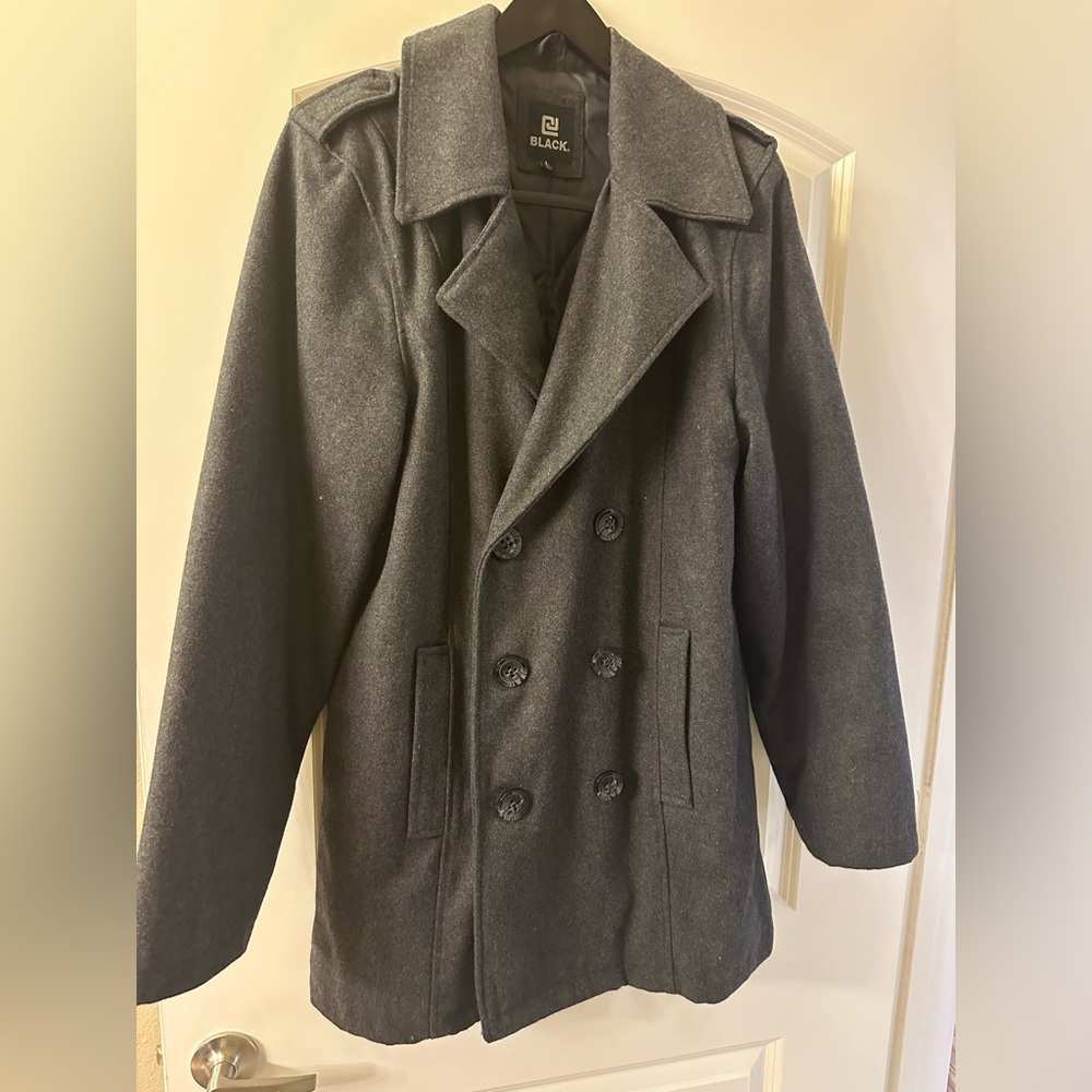 Black Brand Pea Coat